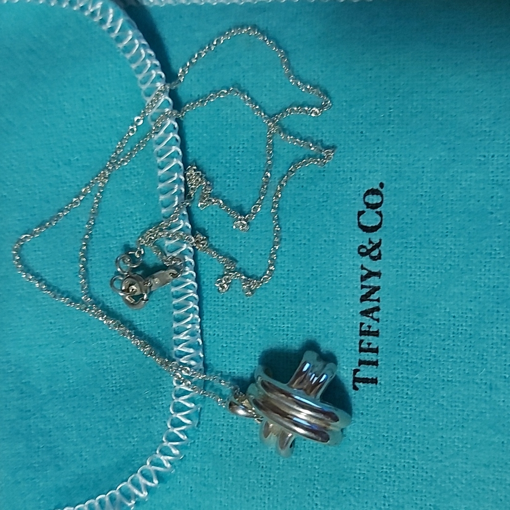 Tiffany & Co. Cross Necklace Silver 925